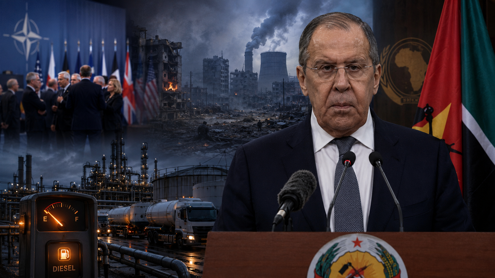 Lavrov erklærer tilliten for brukt opp – og Vesten jubler seg inn i en dieselkrise
