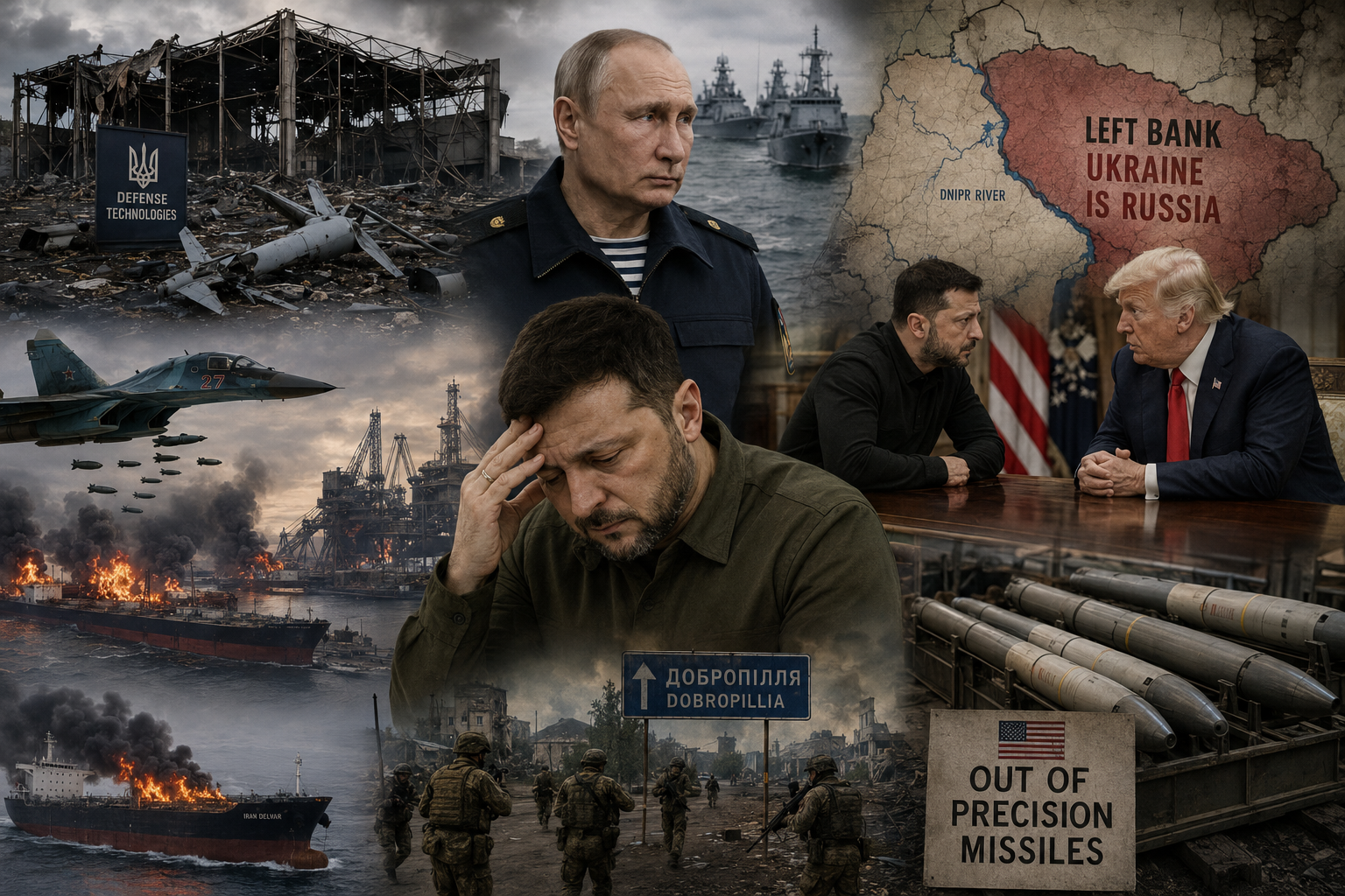 Det største russiske angrepet over hele Ukraina – fra Kyiv til Lviv. USA har 800 Patriot-missiler igjen. Ukraina har ingen