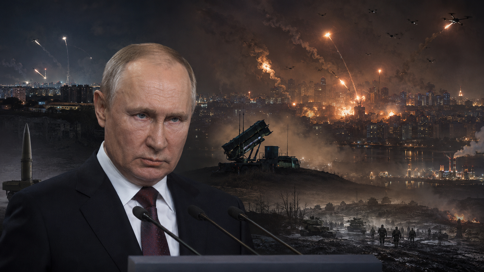 Putin varsler kraftigere angrep – og hinter om Oreshnik. Kyiv har ingenting å slå tilbake med