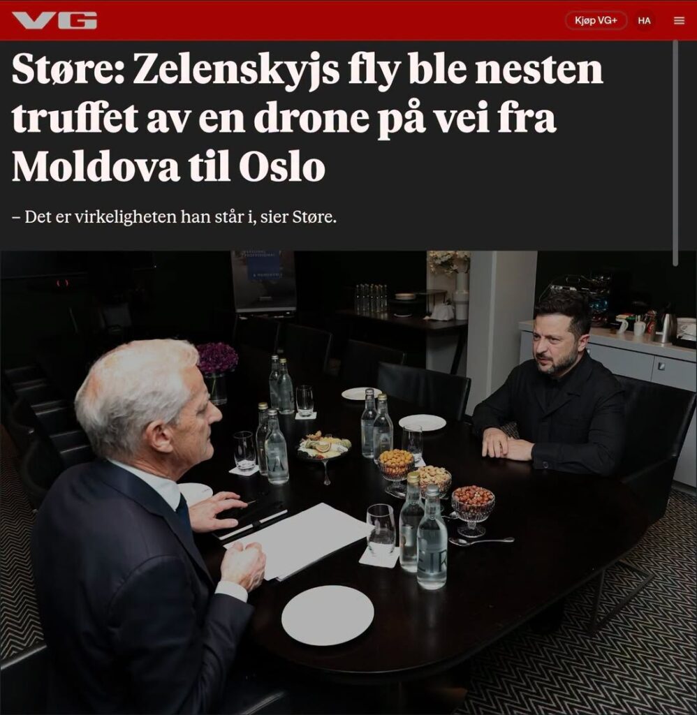 DRONEN SOM «NESTEN TRAFF» ZELENSKYJS FLY VAR 160 KILOMETER UNNA FLYPLASSEN DRONEN SOM «NESTEN TRAFF» ZELENSKYJS FLY VAR 160 KILOMETER UNNA FLYPLASSEN
