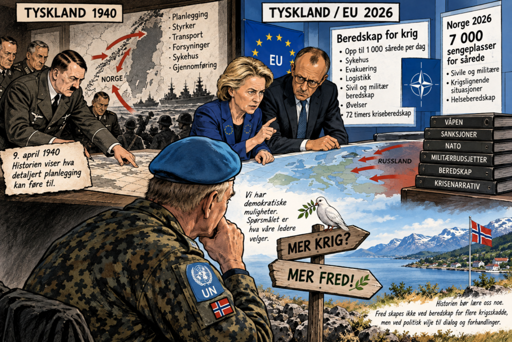 Europa gjør klar sykehussengene for krig, men hvem forbereder freden?