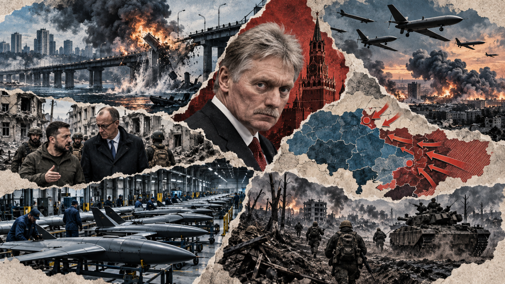 Peskov: «Full kraft» – Kreml sier den spesielle militæroperasjonen er blitt en «reell krig»