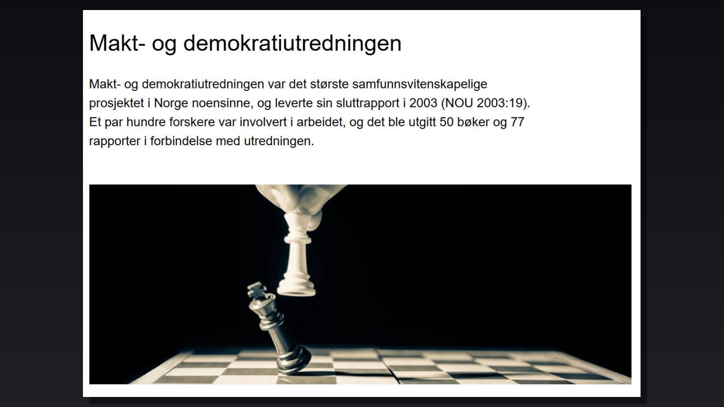 Makt uten mandat