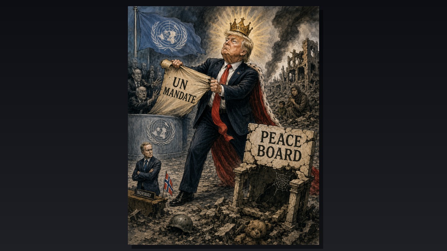 Hvor ble det av Trumps Peace Board?