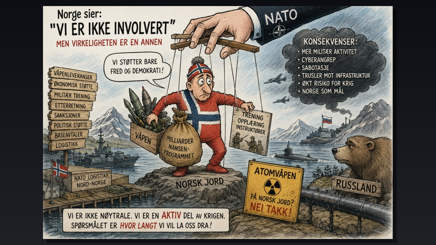 Norge må slutte å late som vi ikke er en krigsaktør