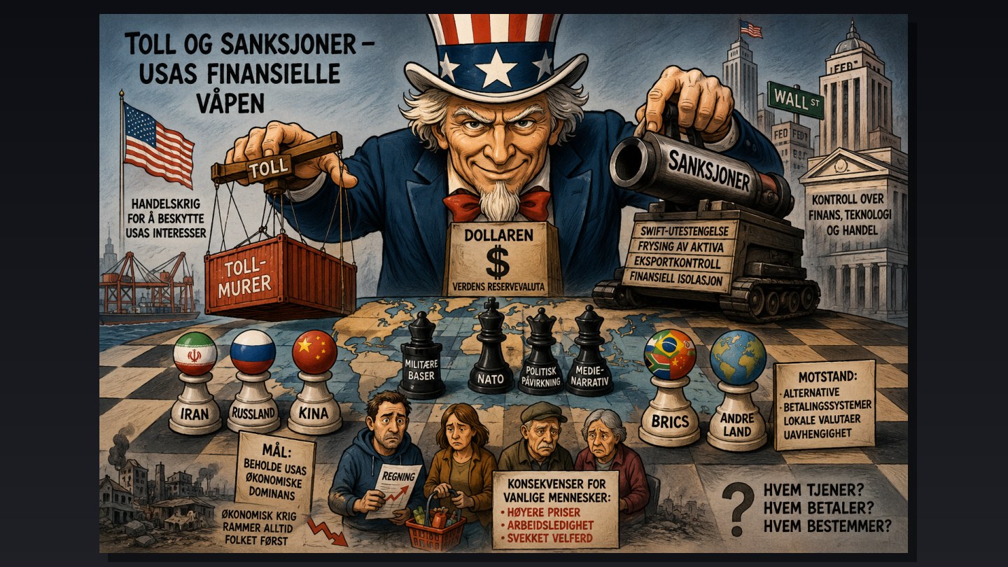 Er toll og sanksjoner blitt USAs viktigste finansielle våpen?
