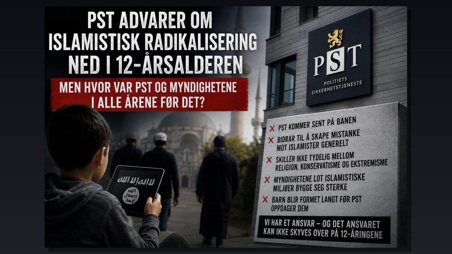PST advarer sent og mistenkeliggjør en hel innvandrergruppe