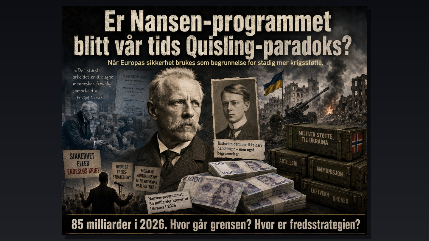 Er Nansen-programmet blitt vår tids Quisling-paradoks?
