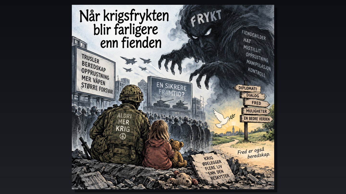 Når krigsfrykten blir farligere enn fienden