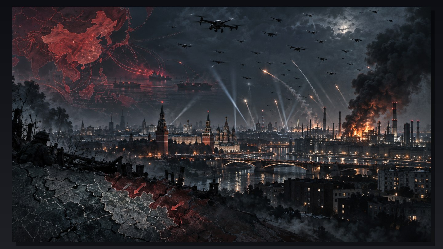 The Largest Drone Attack on Moscow Ever — 450 Drones Against the Capital on the Final Day of the Duma Election. China Responds to Trump’s Sanctions Law With Warning of “All Necessary Measures.” Northeastern Kharkiv Crumbles