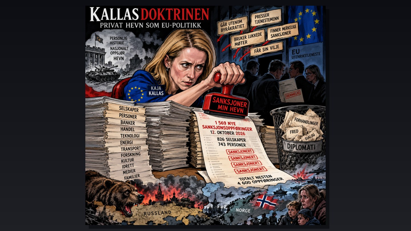 Kallasdoktrinen: Mens Europa ruster til krig, hvem arbeider egentlig for fred?