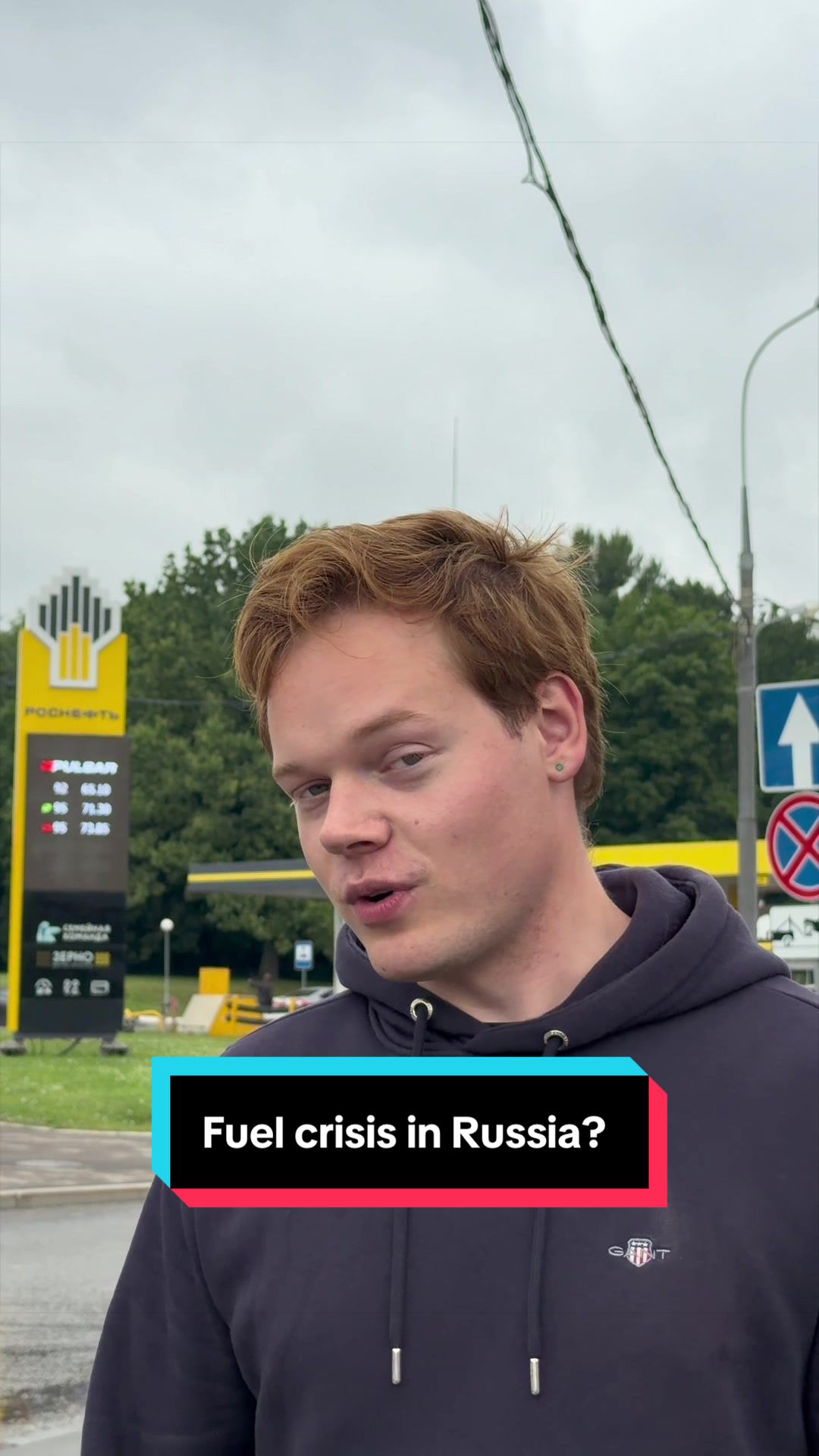 Bensinmangel i Russland: – Her går livet videre